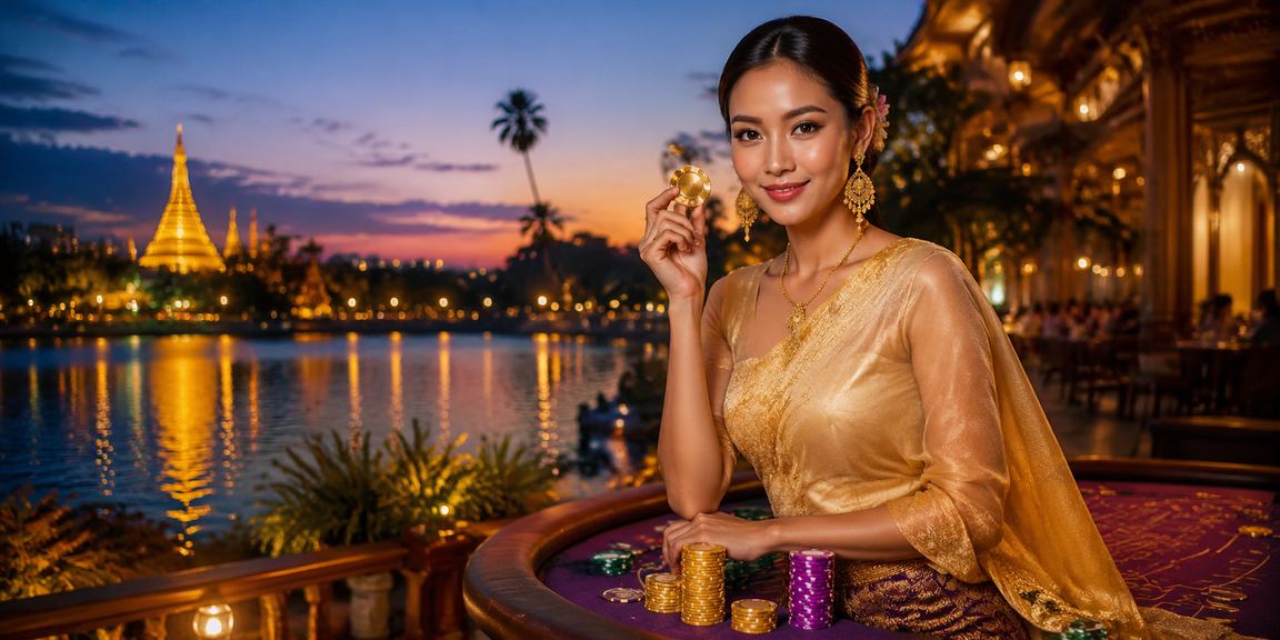 ရန်ကုန်အင်းလေကန်တွင် ကစားနေသော လူများ